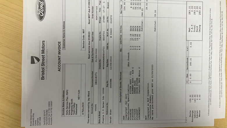 Ford Fiesta 1.0 EcoBoost Zetec Navigation 5dr Petrol Hatchback